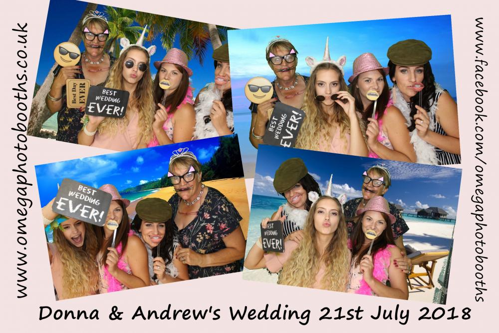 Donna & Andrew's Wedding | View more photos from the event at gallery.omegaphotobooths.co.uk/u/Omega-Photobooths/Donna-Andrews-Wedding
